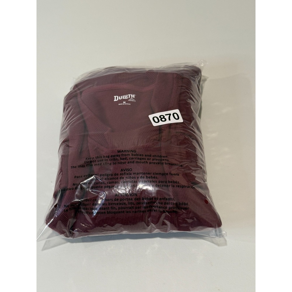 Duluth Trading Co. Sweater Men's Medium Red Pocket Long Sleeve Crewneck Pullover - Picture 6 of 6